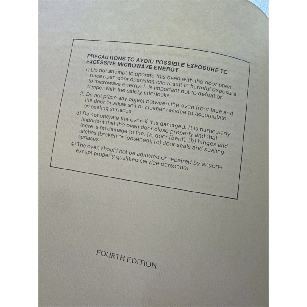 Vintage 1977 Amana Touchmatic II Radarange‎ Microwave Oven Cook Book